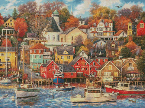 Good Times Harbor (Large) - Artecy Cross Stitch