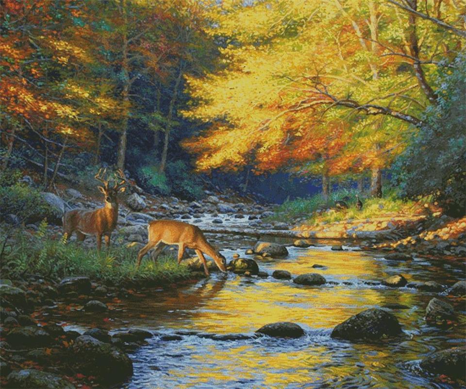 Quiet Encounter (Large) - Artecy Cross Stitch