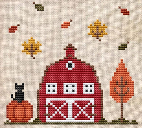 Autumn On The Farm - Cute Embroidery by Kate