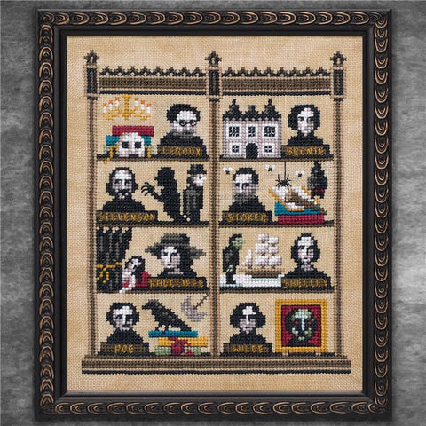 Gothic Authors - Lola Crow Cross Stitch