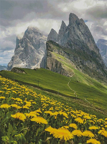 Seceda (Large) - Artecy Cross Stitch