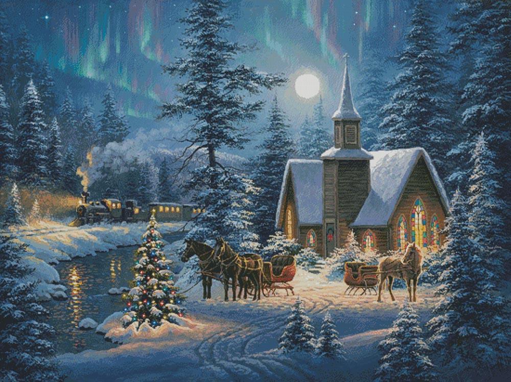 Silent Night (Large) - Artecy Cross Stitch