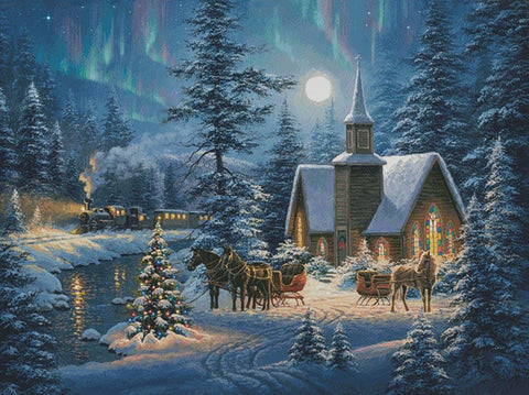 Silent Night (Large) - Artecy Cross Stitch