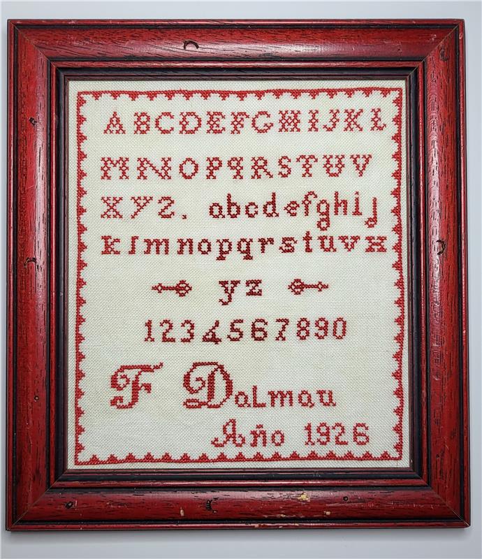 F. Dalmau Sampler 1926 - The Spanish Stitcher