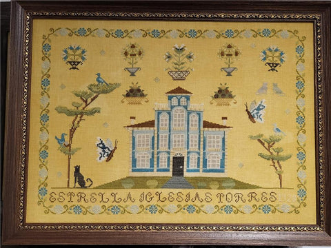 The Blue Indiano House - The Spanish Stitcher