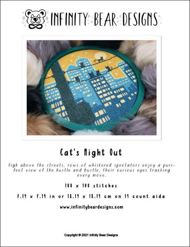 Cat's Night Out - Infinity Bear Designs