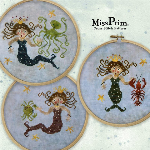 Mermaids At Play - Miss Prim Cross Stitch