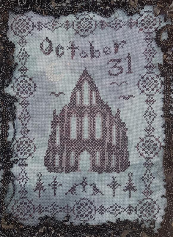 October 31 Ruins: Whitby Abbey - Crowsfeetstitching