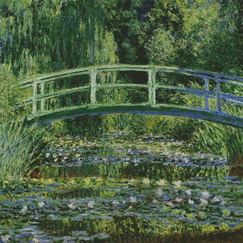 The Japanese Bridge (Medium) - Artecy Cross Stitch