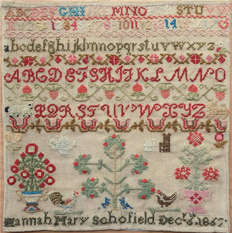 Hannah Mary Schofield 1867 - Crowsfeetstitching