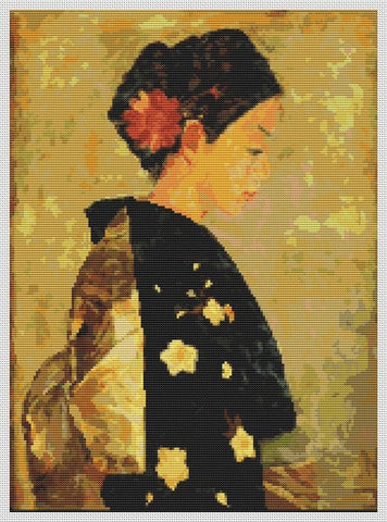 Jeune Femme De Profil - Art of Stitch, The