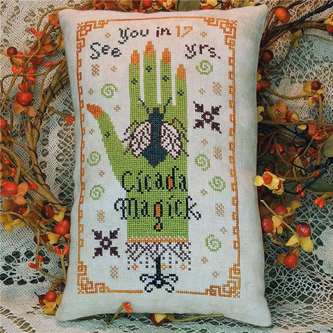 Cicada On Witch Hand - Miss Prim Cross Stitch