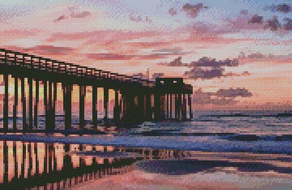 Mini Avalon Fishing Club Pier - Artecy Cross Stitch