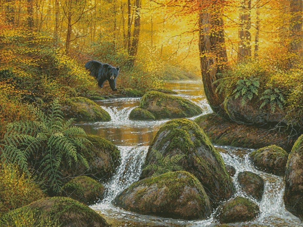 Mossy River (Large) - Artecy Cross Stitch