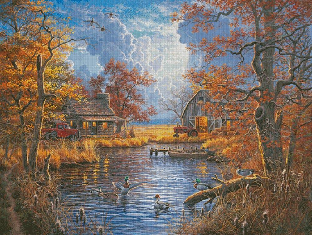 Good Old Days Painting (Large) - Artecy Cross Stitch