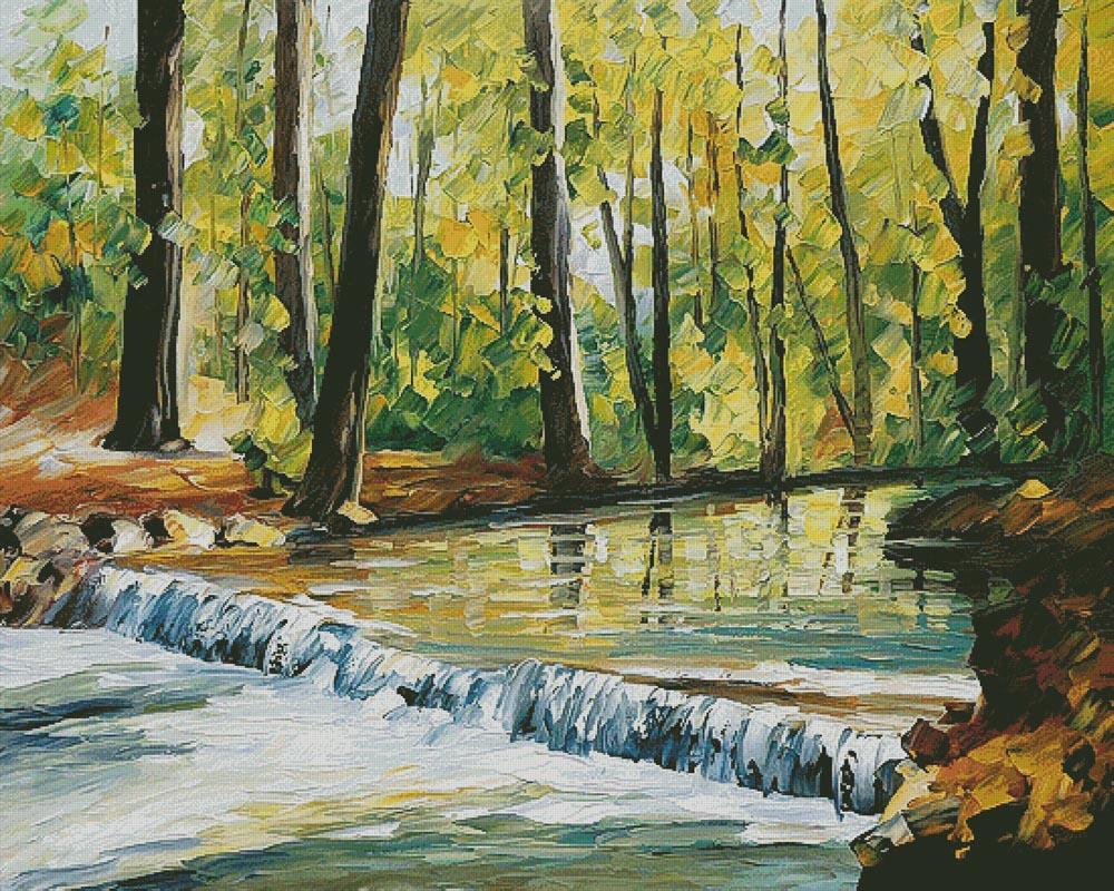 Spring Stream (Large) - Artecy Cross Stitch
