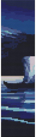 Moonlight On Mount Fuji Bookmark - Art of Stitch, The