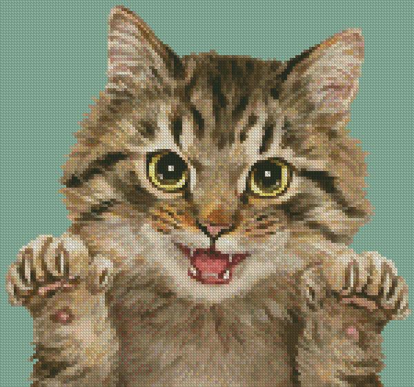 Mini Cat 66 - Artecy Cross Stitch