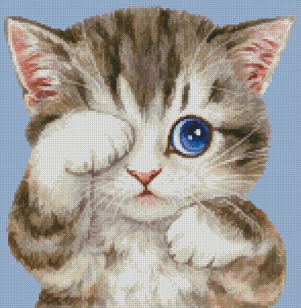 Mini Cat 103 - Artecy Cross Stitch