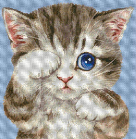 Mini Cat 103 - Artecy Cross Stitch
