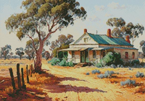 Mini Australian Homestead - Artecy Cross Stitch