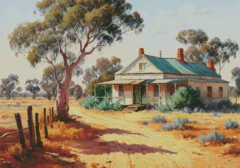 Australian Homestead (Large) - Artecy Cross Stitch