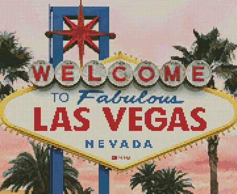 Las Vegas Sign - Artecy Cross Stitch