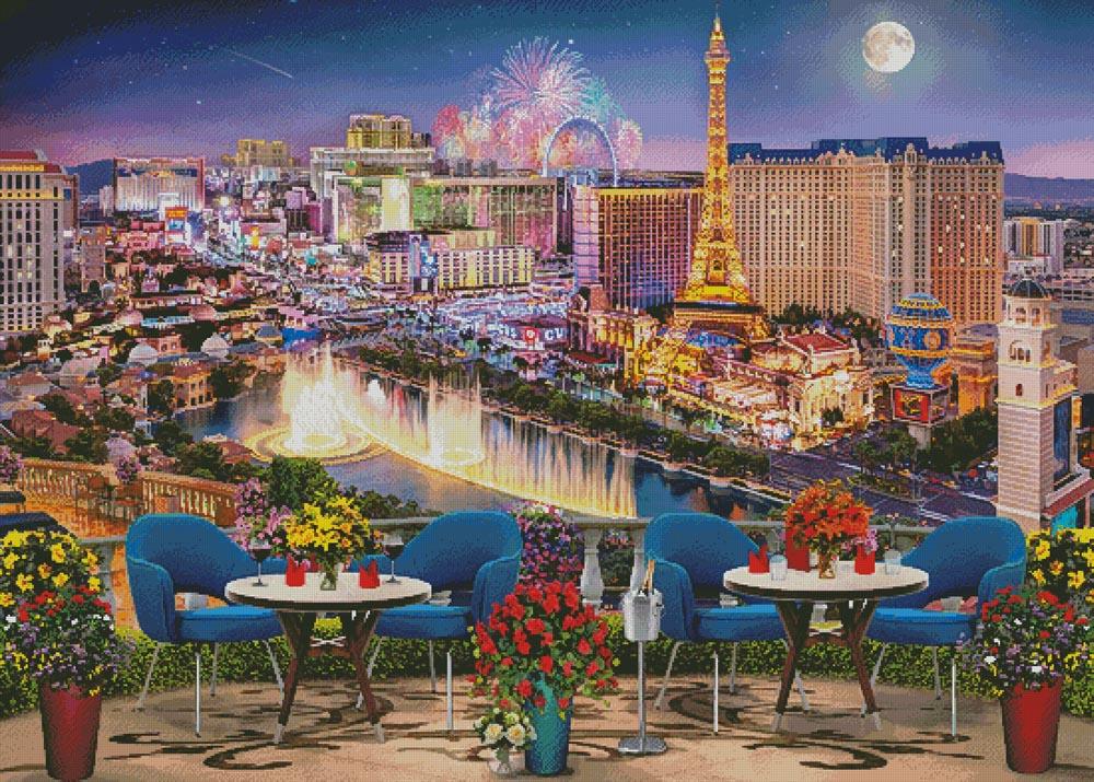 Las Vegas Lights (Large) - Artecy Cross Stitch