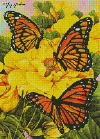 Mini Monarch Butterflies - Artecy Cross Stitch