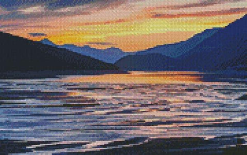 Mini Sunset In Jasper - Artecy Cross Stitch