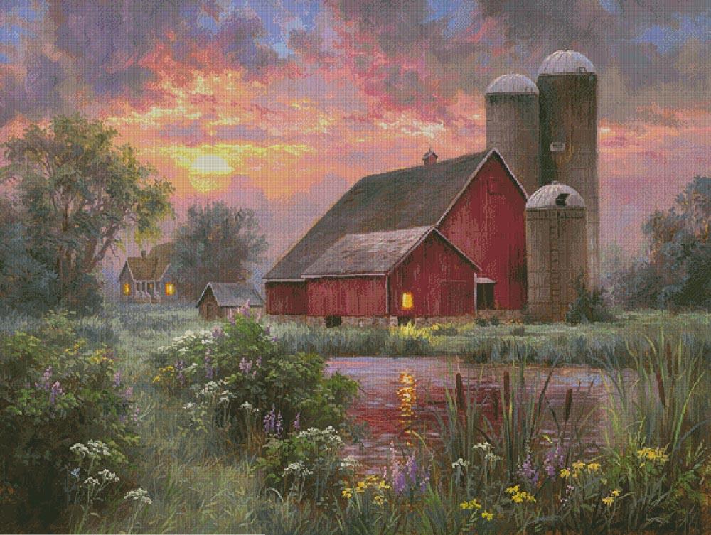 End Of The Day (Large) - Artecy Cross Stitch