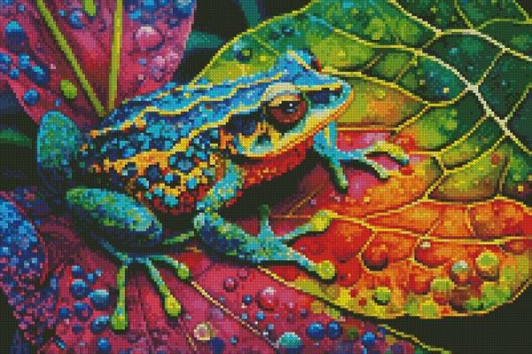 Mini Tropical Frog - Artecy Cross Stitch