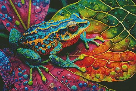 Tropical Frog  - Artecy Cross Stitch