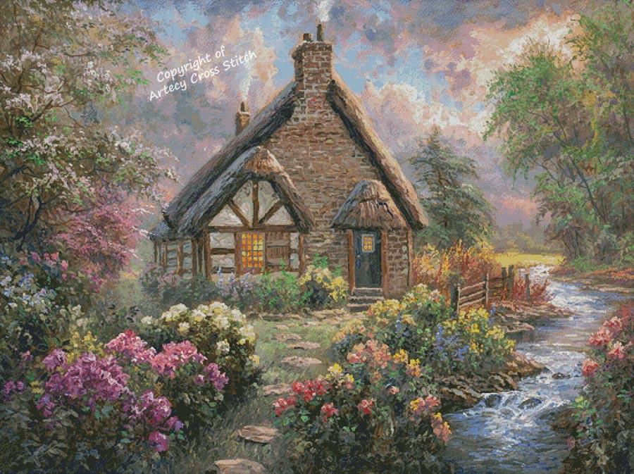 Cobblestone Creek (Large) - Artecy Cross Stitch