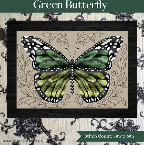 Green Butterfly - Shannon Christine Designs