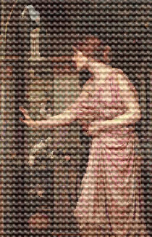 Psyche Entering Cupid's Garden - Art of Stitch, The