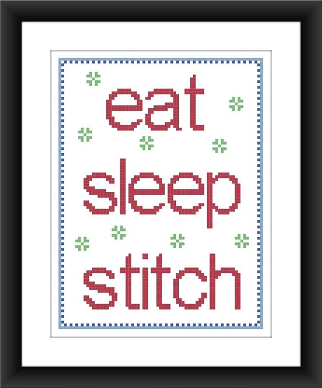 Eat, Sleep, Stitch - Iris Originals