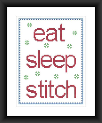 Eat, Sleep, Stitch - Iris Originals