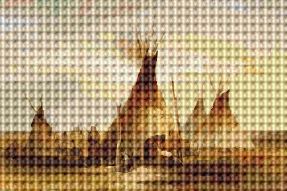 Sioux Teepee - Art of Stitch, The