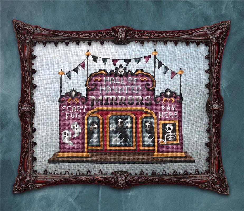 Hall Of Haunted Mirrors - Lola Crow Cross Stitch