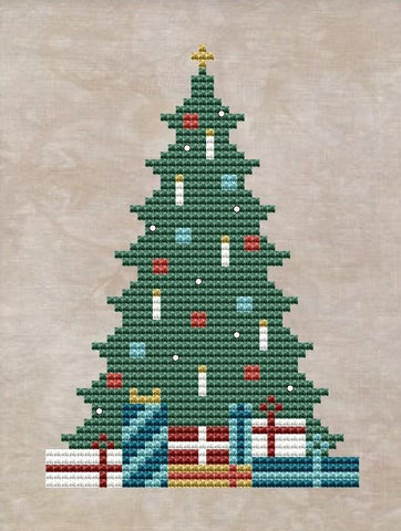 Christmas Tree - Cute Embroidery by Kate