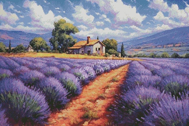 Lavender Farm - Artecy Cross Stitch