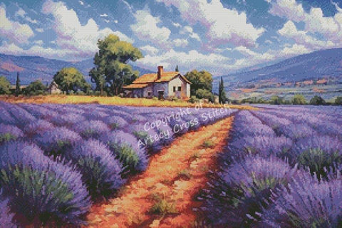 Lavender Farm - Artecy Cross Stitch