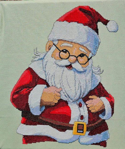 Jolly St. Nick - White Willow Stitching
