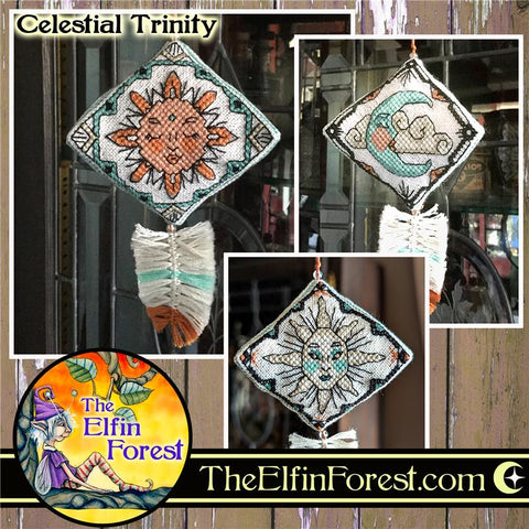 Celestial Trinity Ornament Charm - The Elfin Forest