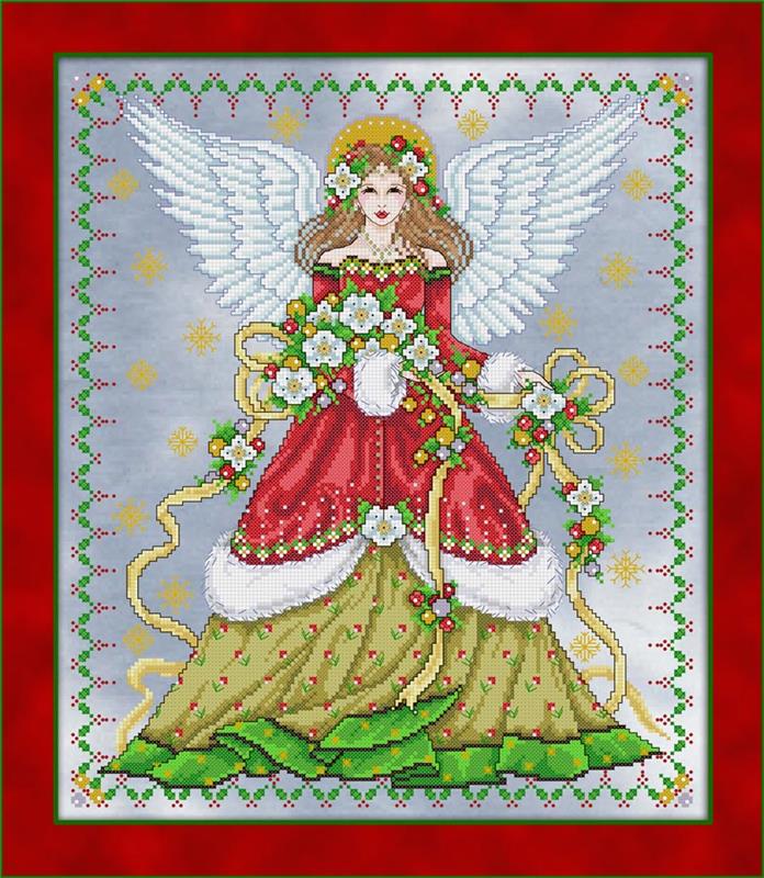 Christmas Peace Angel - Joan Elliott Designs