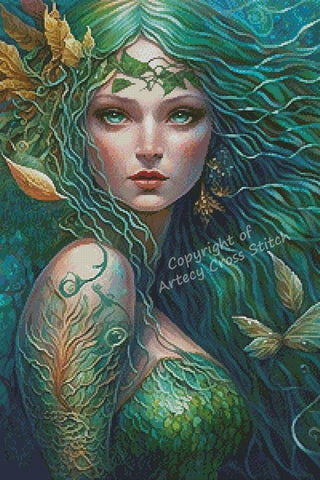 Beautiful Mermaid - Artecy Cross Stitch