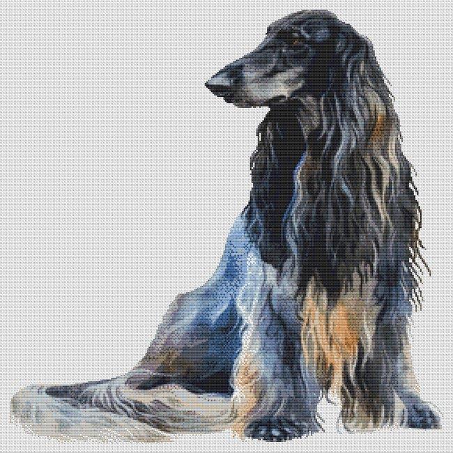 Artistic Afghan - White Willow Stitching