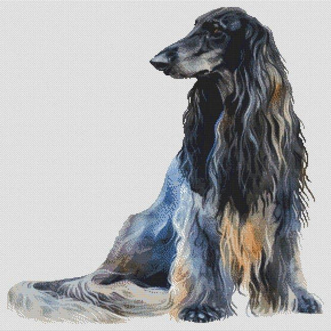 Artistic Afghan - White Willow Stitching