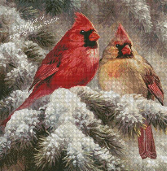 Snow Angels (Crop) - Artecy Cross Stitch